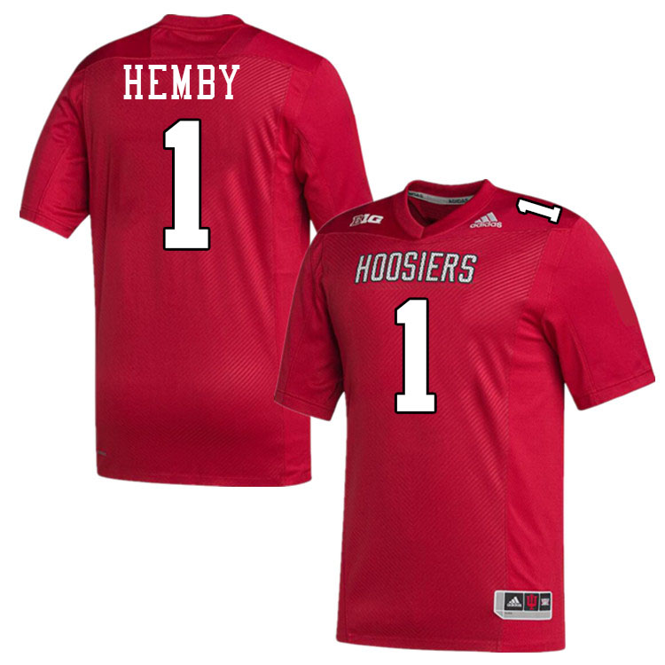 Roman Hemby Indiana Jerssey,Indiana University Hooisers Football Jersey,Uniforms-Retro Crimson